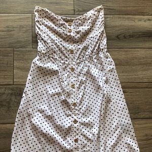 Strapless dress